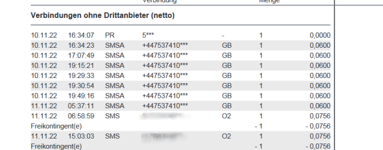 Teure SMS an Rufnummer  447537410230 oder  447537410280 oder  447537410200 - das steckt dahinter ...