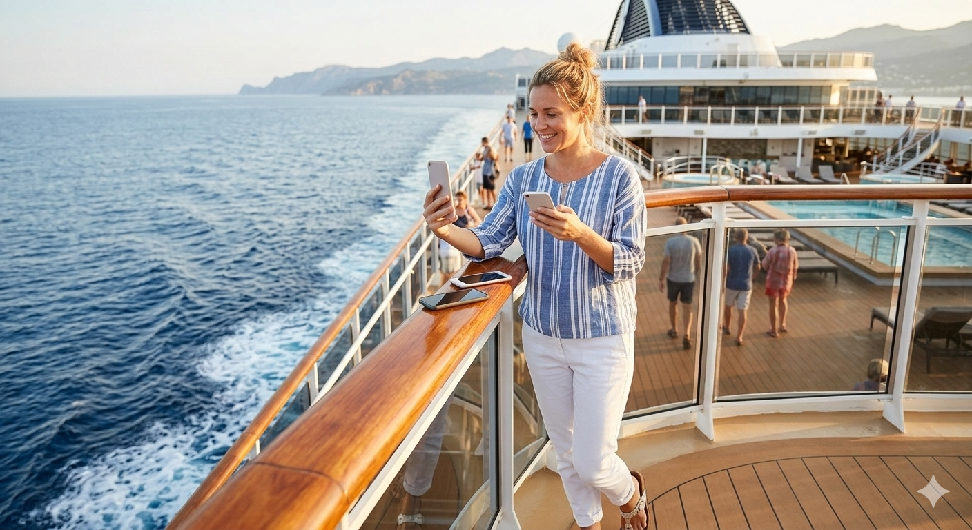 Kreuzfahrten, Fähren und Schiffe – was kostet der Mobilfunk?