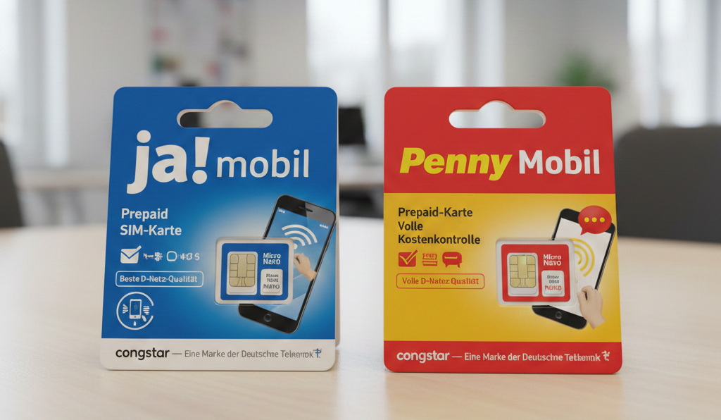 Dieses Handy-Netz bieten Penny Mobil und ja! mobil