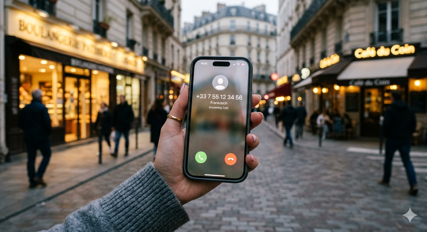 Anrufe mit Vorwahl 0033 bzw. +33 – annehmen oder lieber nicht reagieren?