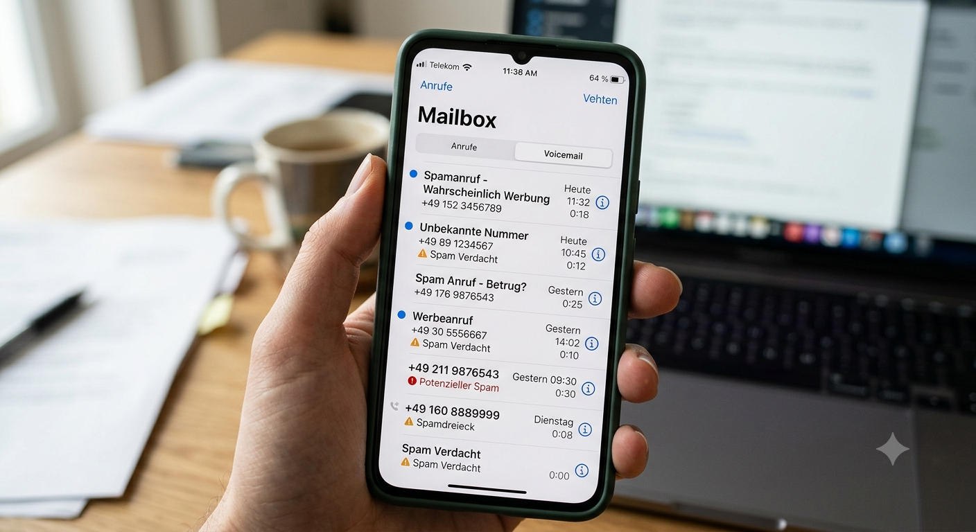 Mailbox und Voicemail Spam mit unbekannten Nummern – das steckt dahinter