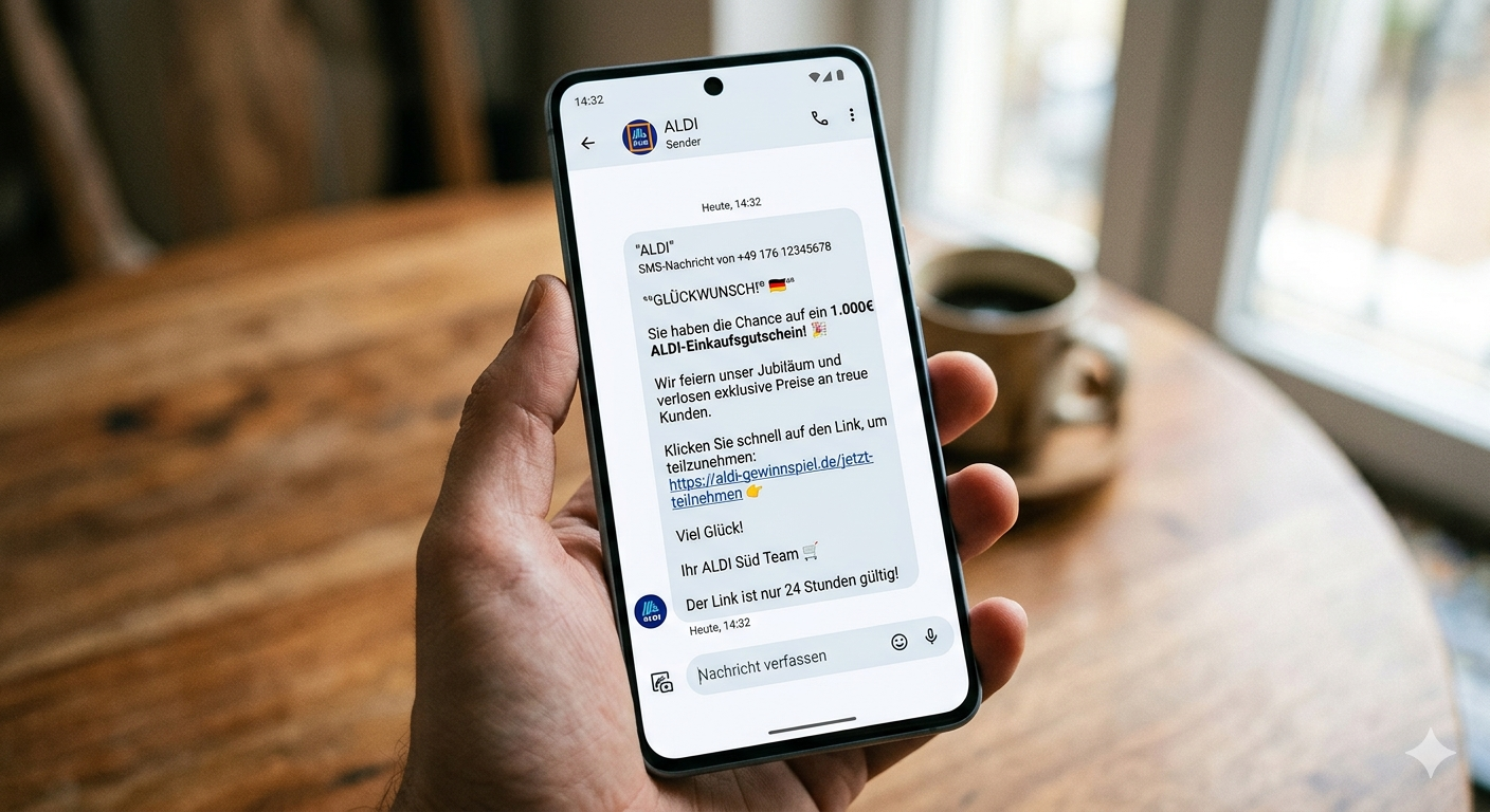 Anrufe und SMS zu ALDI Gewinnspielen – das steckt dahinter [UPDATE – auch bei LIDL]