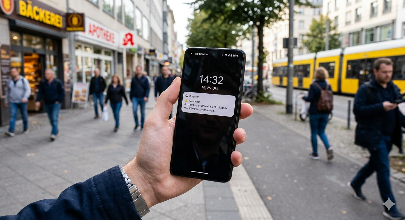 Congstar – kein Netz, 5G oder kein Empfang – das kann man tun