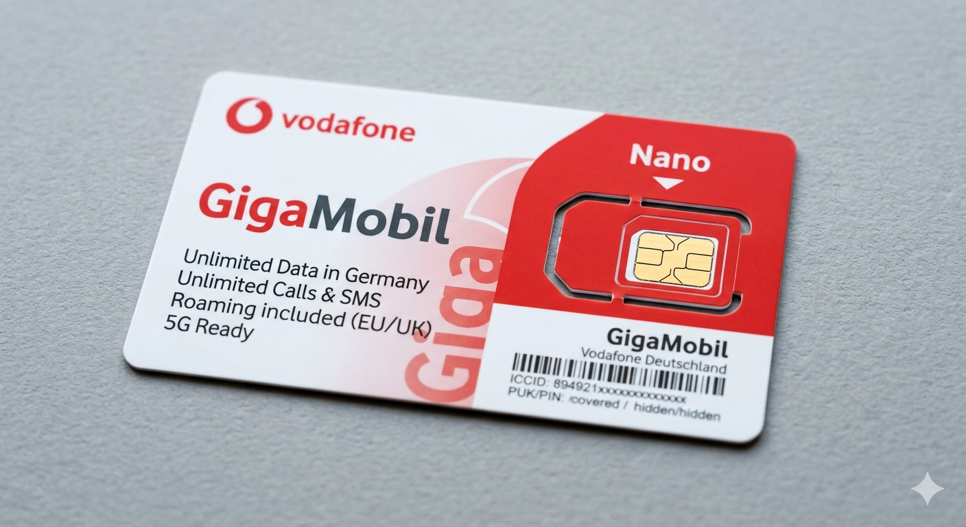 Vodafone GigaMobil Tarife: das kann man von Netz, Netzabdeckung und 5G erwarten