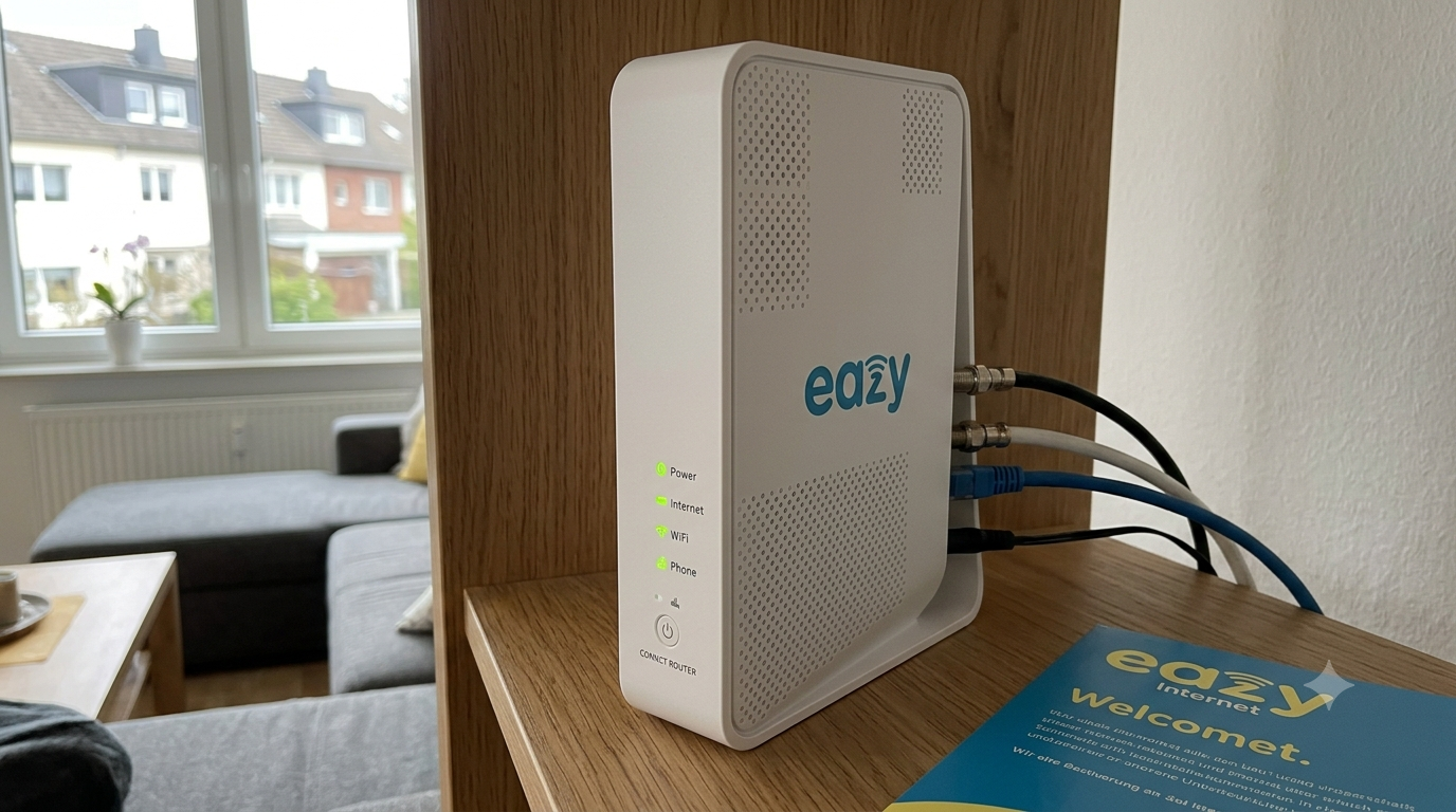 Eazy Internet Anschluss: Was bekommt man für ein Netz und was sollte man beachten?