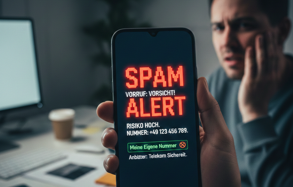 Eigene Rufnummer wird als Spam angezeigt – so behebt man dieses Problem